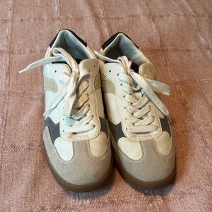 Blowfish Women's Cream and Gray Sneakers